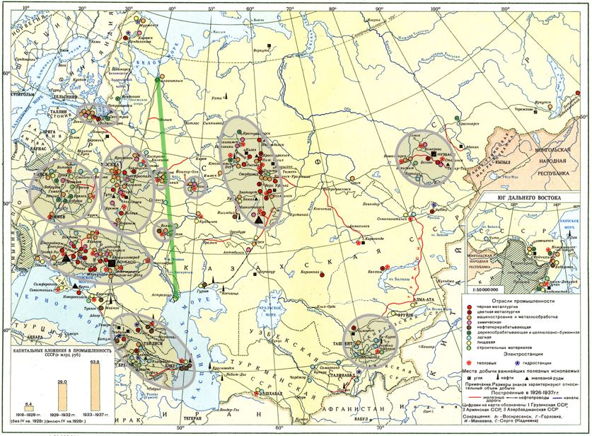 Areas at 2nd world war